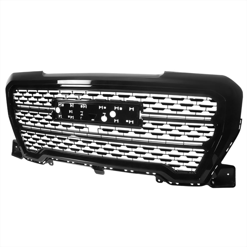 Spec-D 19-Up Gmc Sierra 1500 Grille- Glossy Black HG-GMC1915JM-GL