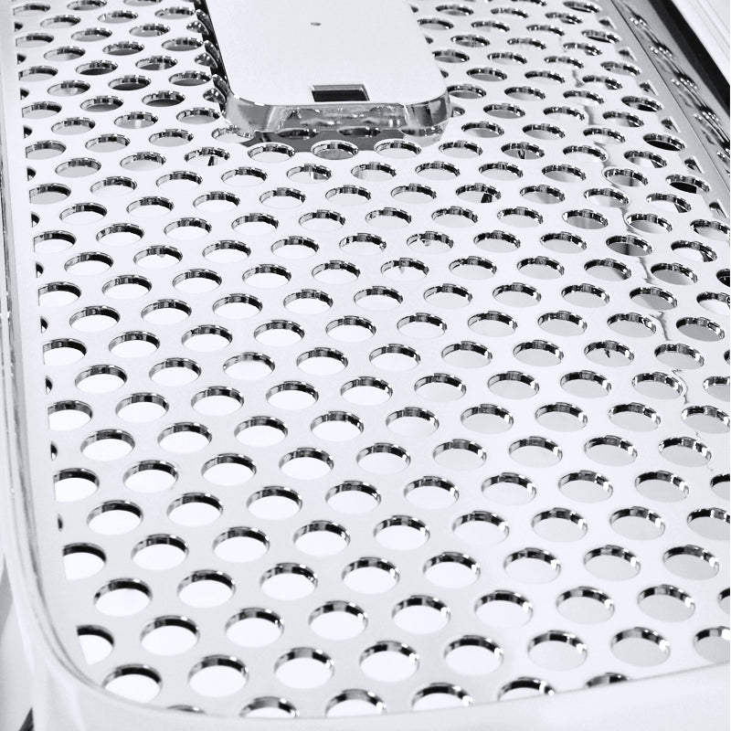 Spec-D 99-02 Gmc  Sierra  Front Upper Grilles Mesh Chrome  HG-GMC99CO