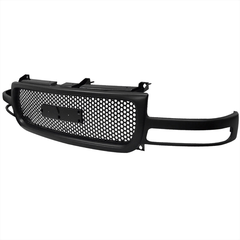 Spec-D 99-02 Gmc Sierra Mesh Grille- Black Fits 00-06 Yukon Xl HG-GMC99JMO