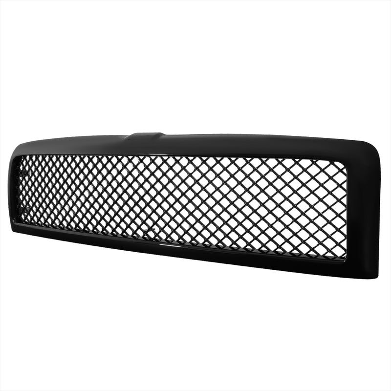 Spec-D 94-01 Dodge Ram  Mesh Grille Glossy Black HG-RAM94JM-JL