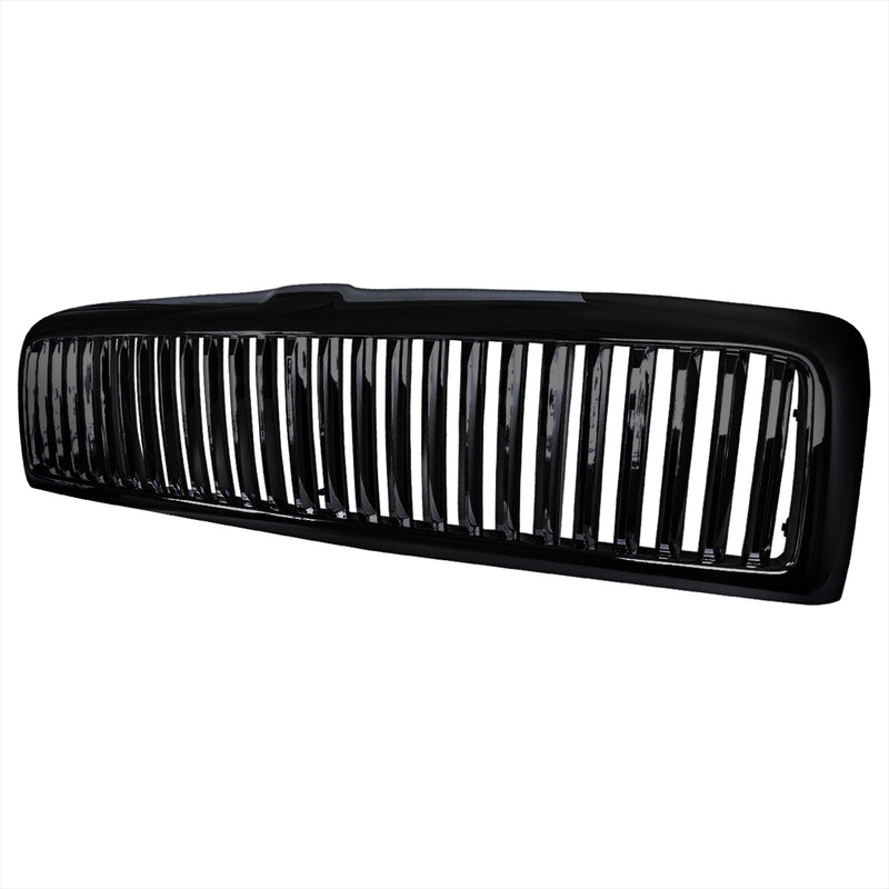 Spec-D 94-01 Dodge Ram Vertical Grill Black HG-RAM94JMVT