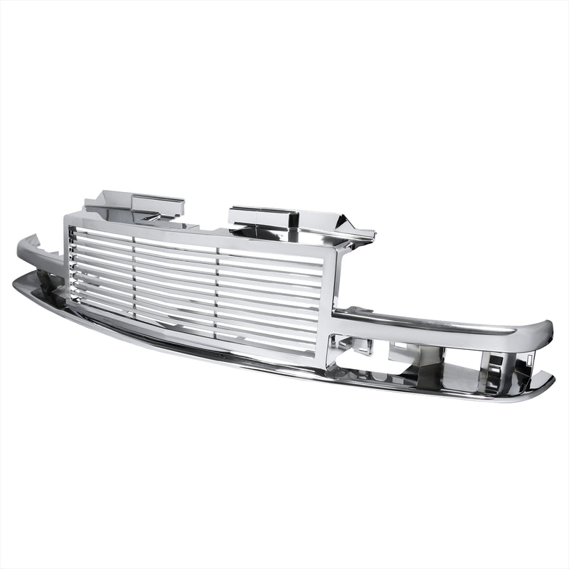 Spec-D 98-02 Chevrolet S10 Front Grill  Chrome  HG-S1098C