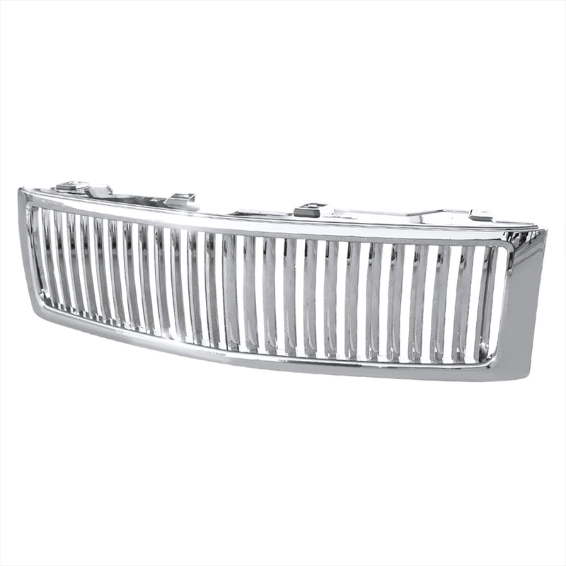Spec-D 07-13 Chevrolet Silverado Vertical Grill Chrome HG-SIV07CVT