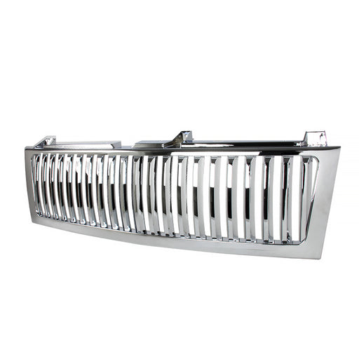 Spec-D 99-02 Chevrolet Silverado Vertical Facelift Conversion Grill - Chrome (Only Fits With Spec-D 1Pc Style Headlight Only, Does Not Fit Stock Headlights) HG-SIV99CVT-RS