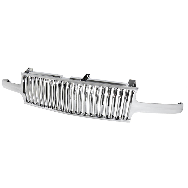 Spec-D 99-02 Chevrolet Silverado Vertical Grill Chrome HG-SIV99CVT