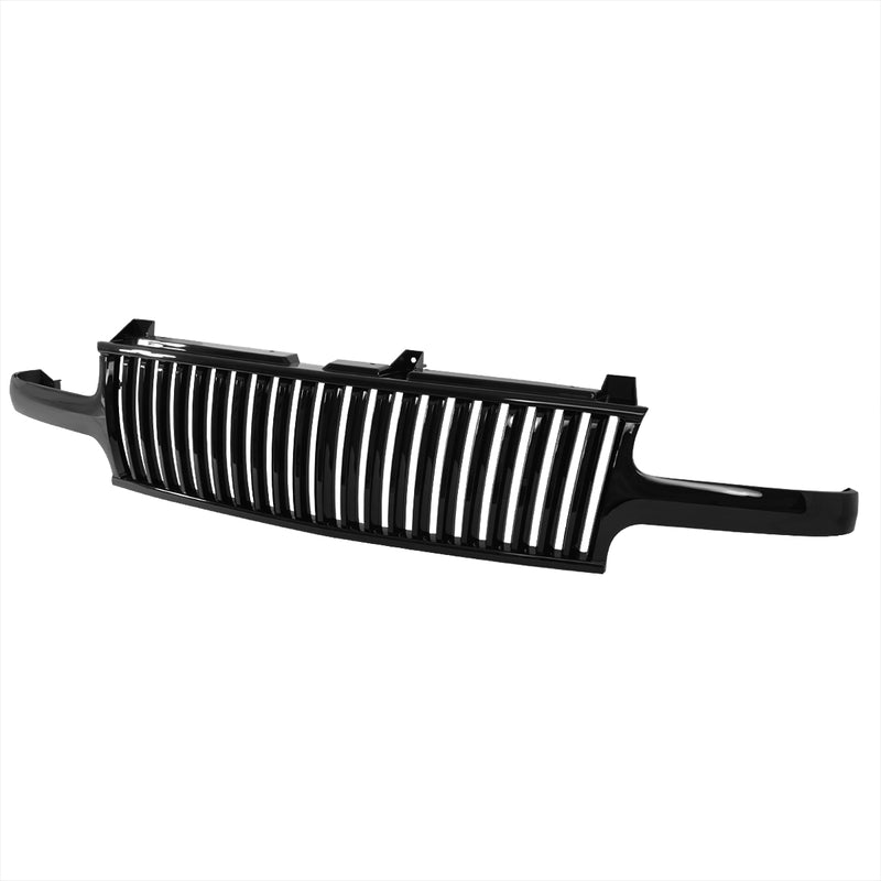Spec-D 99-02 Chevrolet Silverado Vertical Grill Black HG-SIV99JMVT