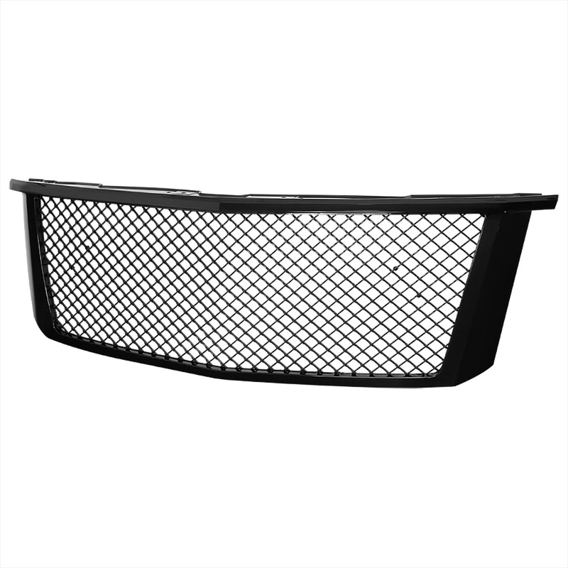 Spec-D 14-15 Chevrolet Tahoe Mesh Grille Glossy Black HG-TAH15JM-JL