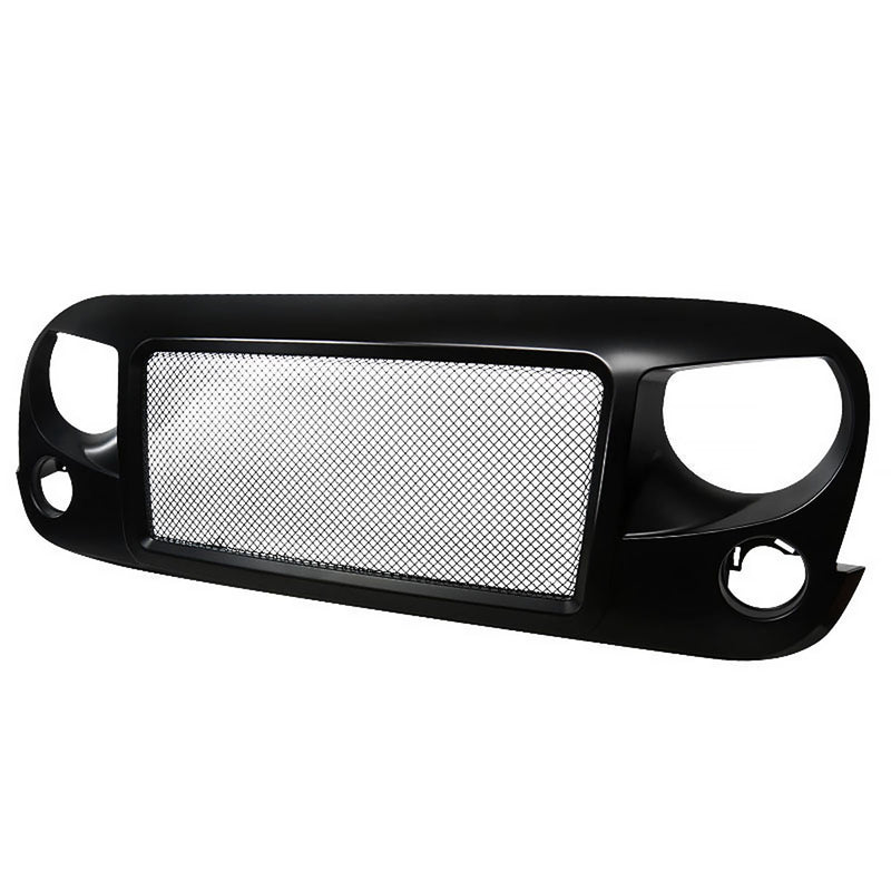 Spec-D 07-16 Jeep Jk Wrangler Matte Black Grille HG-WRG07BB-G3-KL