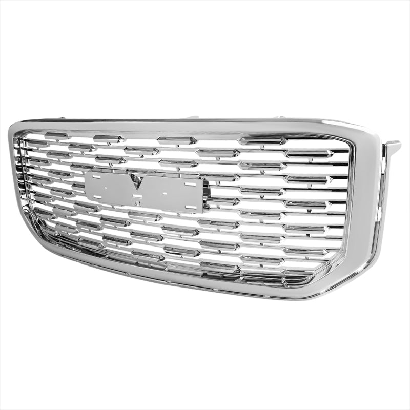 Spec-D 15-18 Gmc Yukon Chrome Mesh Style Grille HG-YUK15C-V2-GL