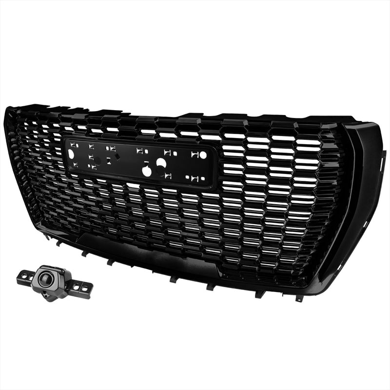 Spec-D 2021 Gmc Yukon Denali Style Grille - Gloss Black HG-YUK21GB-GL