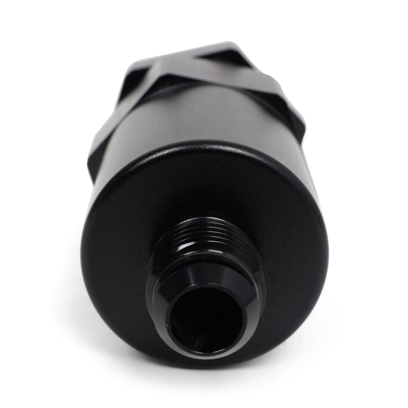Filtre à carburant en ligne Hybrid Racing noir -6AN à -6AN (universel)