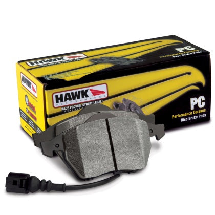 Hawk Performance Ceramic Brake Pads (Front) 03-06 Evo / 04-09 STi / 09-10 Genesis Coupe (Track Only) / 2010 Camaro SS / 08-09 Pontiac G8 GX HB453Z.585