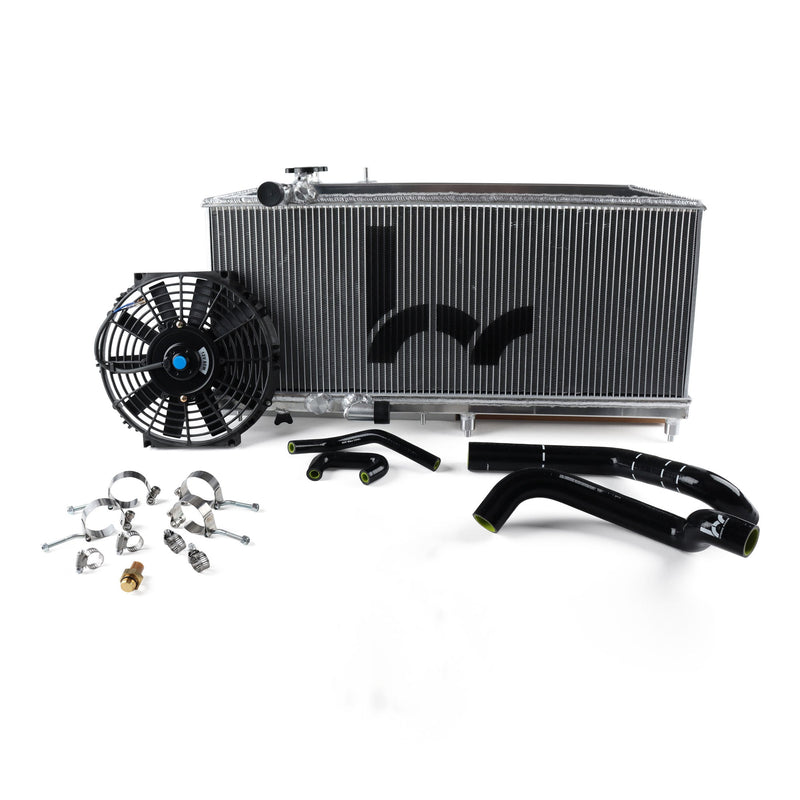 Kit de refroidissement complet Hybrid Racing K-Swap, radiateur pleine taille (EK Civic K20A/A2/A3/Z1)