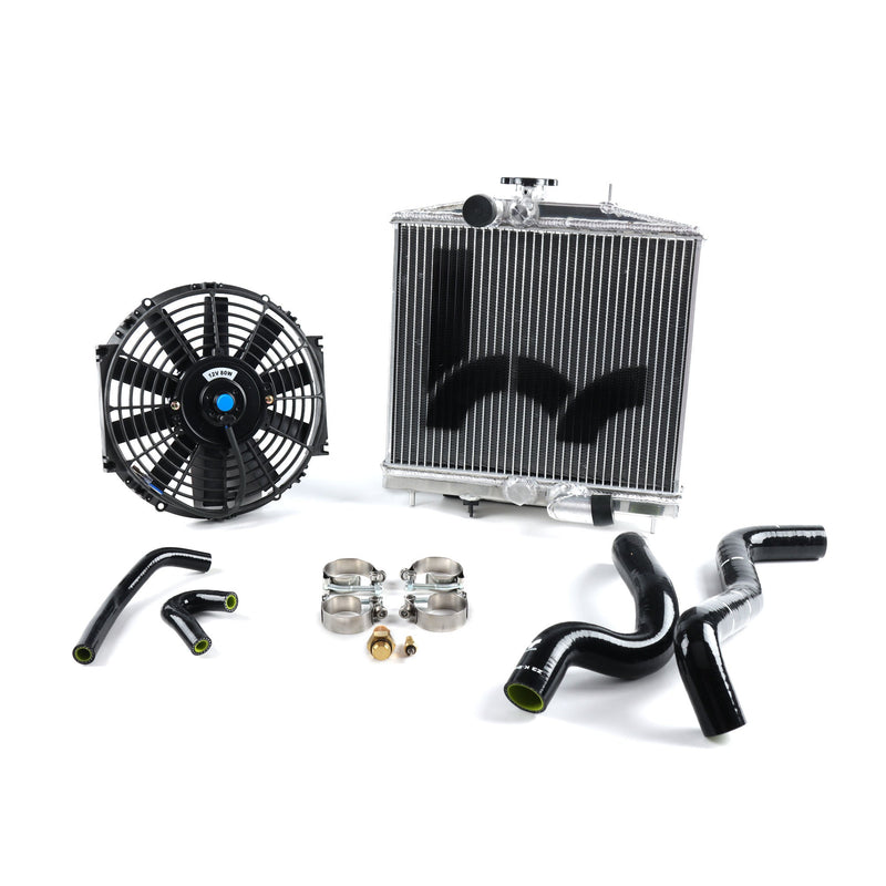 Kit de refroidissement K-Swap Hybrid Racing avec radiateur demi-taille (EG et Del Sol K20Z3/K24)