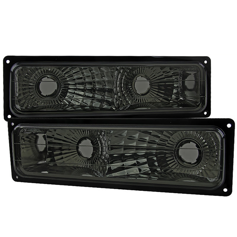 Spec-D 88-98 Chevrolet C10 Bumper Lights Smoke LB-C1094G-RS