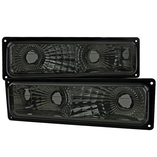 Spec-D 88-98 Chevrolet C10 Bumper Lights Smoke LB-C1094G-RS