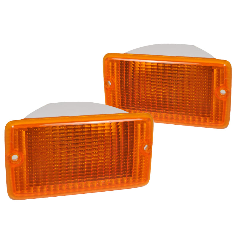 Spec-D 97-06 Jeep Wrangler Bumper Lights Amber    LB-WRG97AM-DP