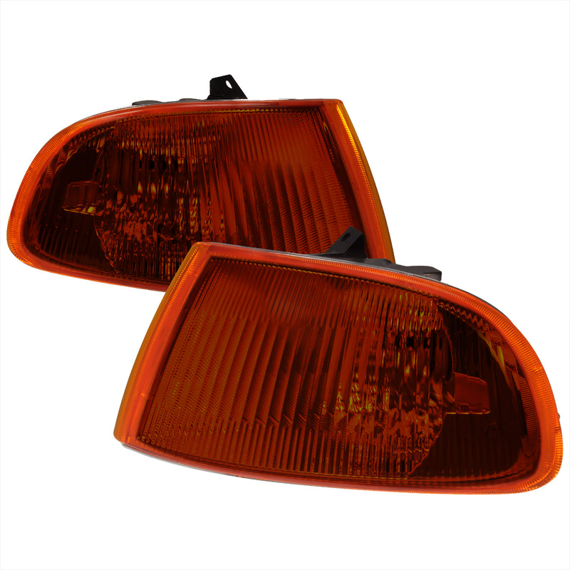 Spec-D 92-95 Honda Civic Corner Lights Smoke Amber 2/3Dr LC-CV923GA-RS