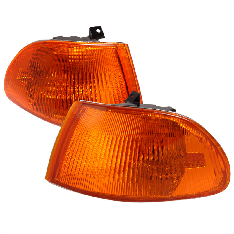 Spec-D 92-95 Honda Civic Corner Lights Amber 4Dr LC-CV924AM-RS
