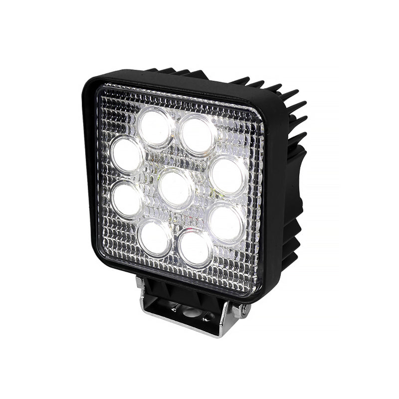 Spec-D 4.5 Inch 9 Led Black Work Light Square All LF-4009SQ