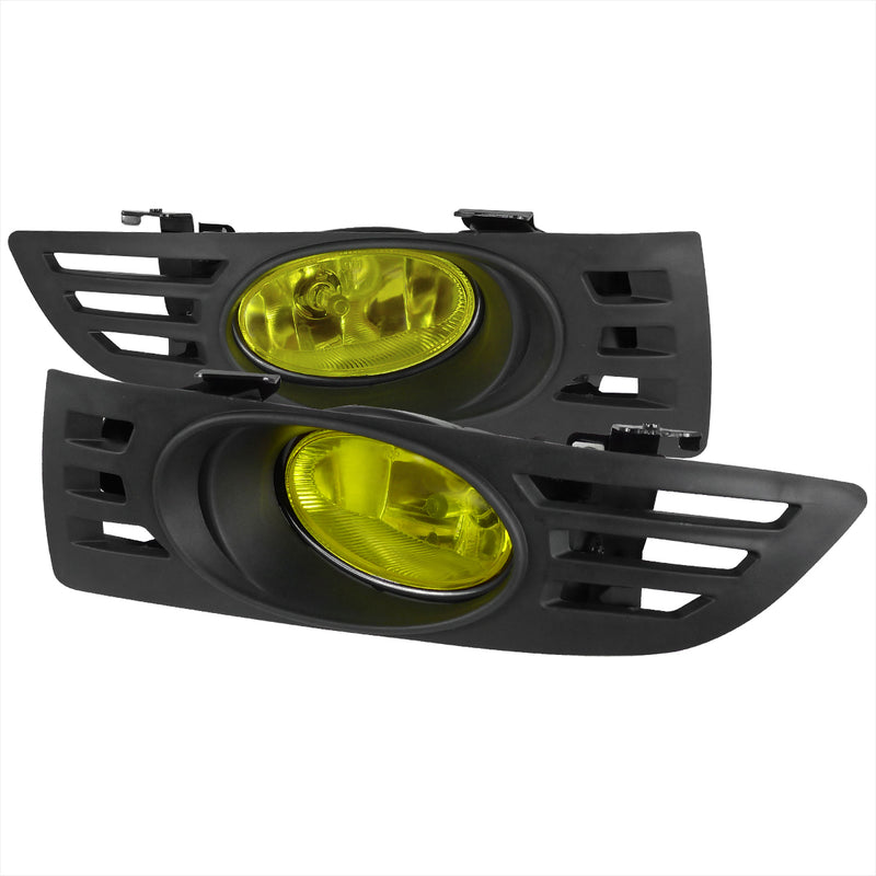 Spec-D 03-05 Honda Accord 2 Door Oem Fog Lights Yellow     LF-ACD032AMOEM-RS
