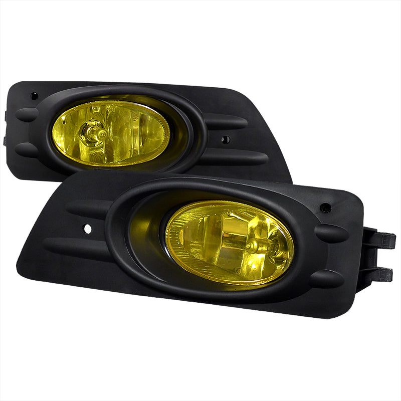 Spec-D 06-07 Honda Accord 4 Door Oe Style Fog Lights Yellow  LF-ACD064AMOEM-RS