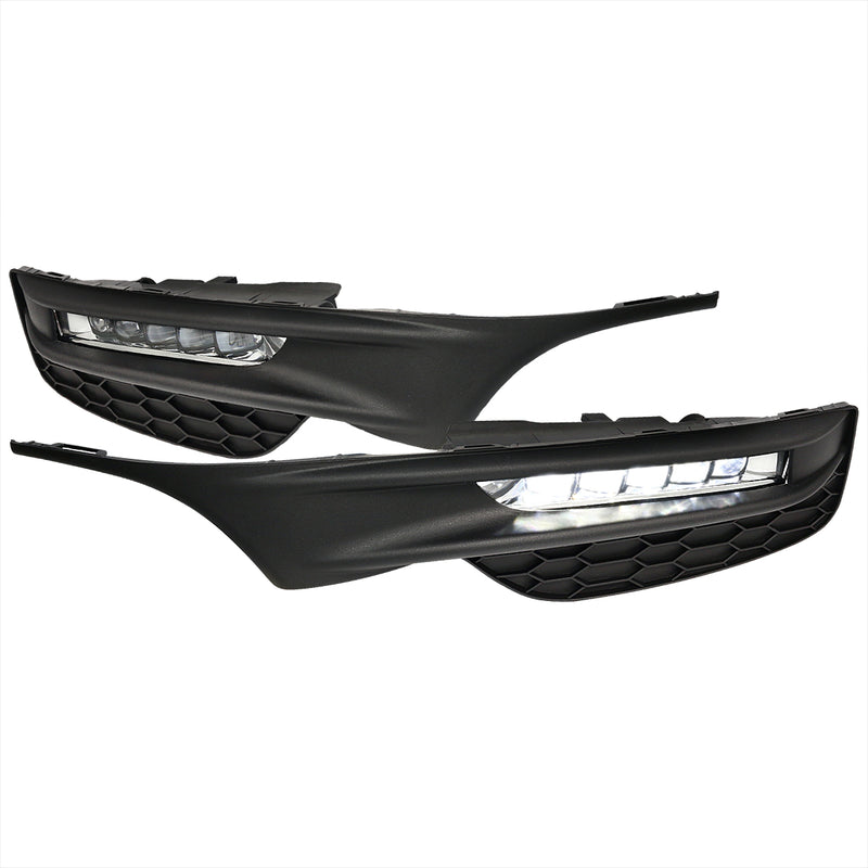 Spec-D 16-Up Honda Accord Sedan Led Fog Lights- Clear Lens LF-ACD164CLED-HZ