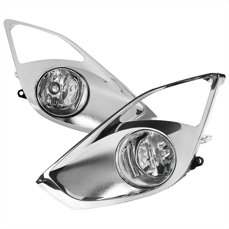 Spec-D 14-Up Toyota Avalon Fog Lights Chrome Bezzel With Clear Lens LF-AVN13COEM-HZ