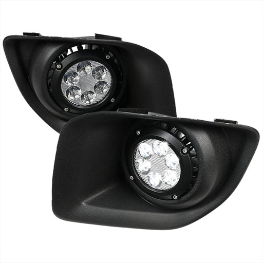 Spec-D 15-Up Gmc  Canyon Led Fog Lights - Clear Lens LF-CAN15CLED-DL