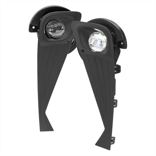 Spec-D 20-21 Toyota Ch-R Led Fog Lights With Chrome Housing Clear Lens - Uses Oe Wiring And Switch LF-CHR20CLED-DL