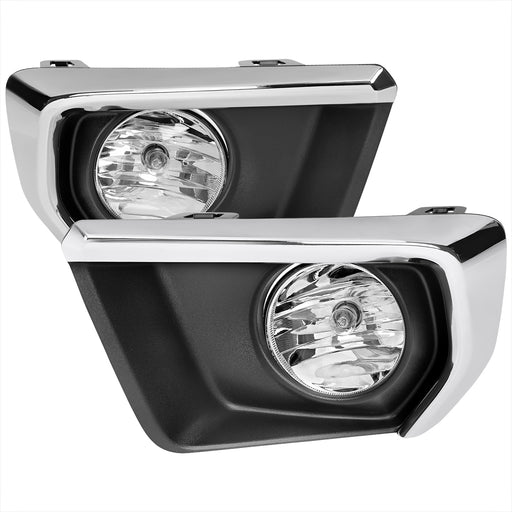 Spec-D 21-22 Chevrolet Colorado Fog Lights With Chrome Trim Clear Lens - Universal Wiring And Swtich - Colro Temperture 2500-3500K - 500 Lumens LF-COL21COEM-V2-DL