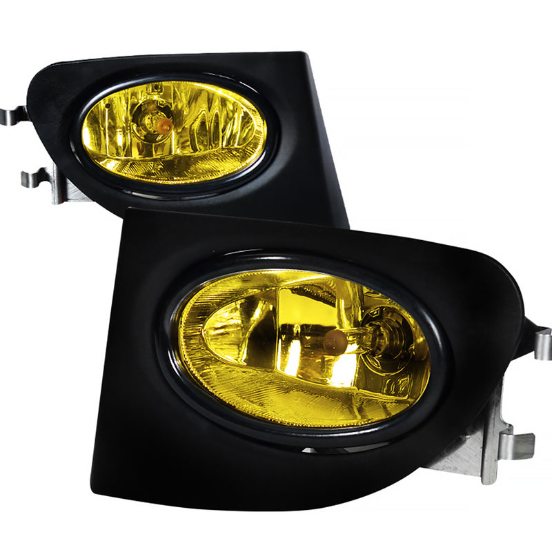 Spec-D 02-04 Honda Civic 3 Door Si Oem Fog Lights Yellow    LF-CV023AMOEM