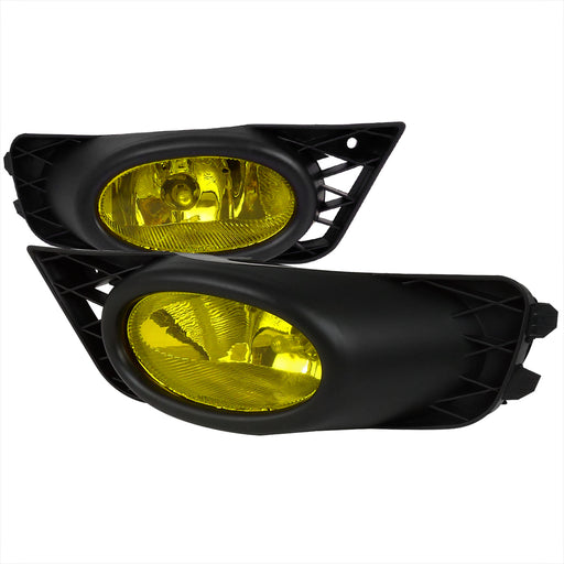 Spec-D 09-12 Honda  Civic  Fog Light Yellow Lens 4 Door Sedan LF-CV094AMOEM-RS
