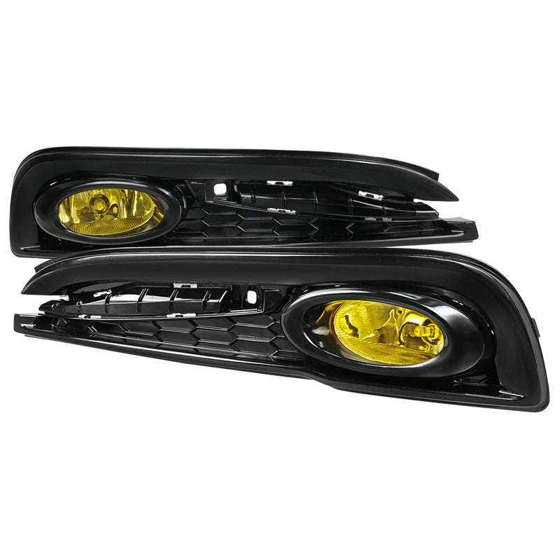 Spec-D 13-15 Honda  Civic Fog Lights - 4Door W/ Wire Kit, Switch & Relay - Amber LF-CV134AMOEM-HZ
