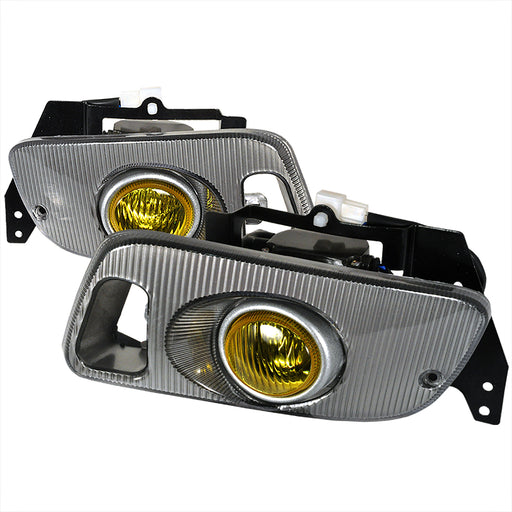 Spec-D 92-95 Honda Civic Oem Yellow Fog Lights Yellow      LF-CV923AMOEM