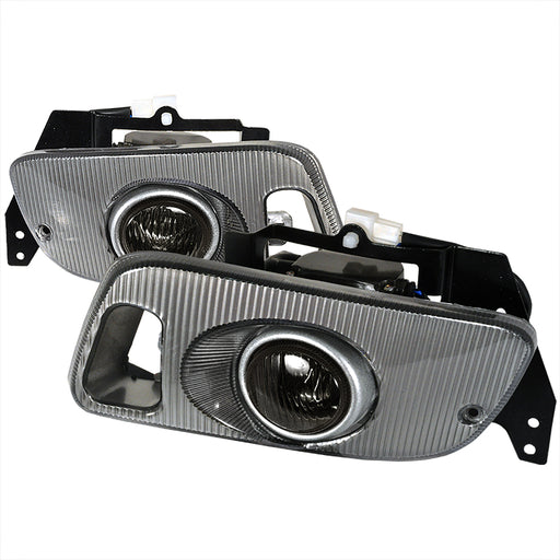 Spec-D 92-95 Honda Civic 2/3 Door Oe Style Fog Lights With Carbon Cover Smoke LF-CV923GOEM
