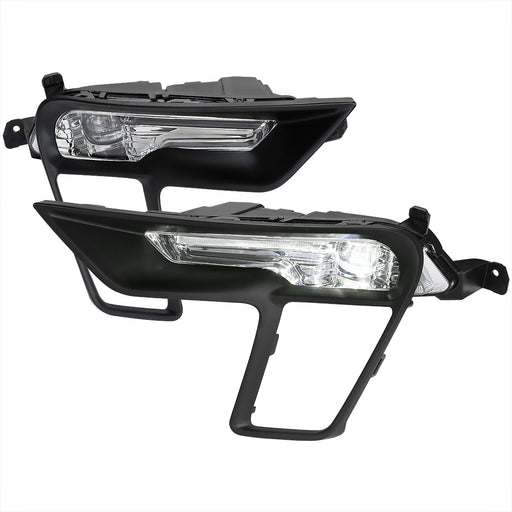 Spec-D 18-Up Ford Explorer Led Clear Lens Fog Lights LF-EPOR18CLED-DL