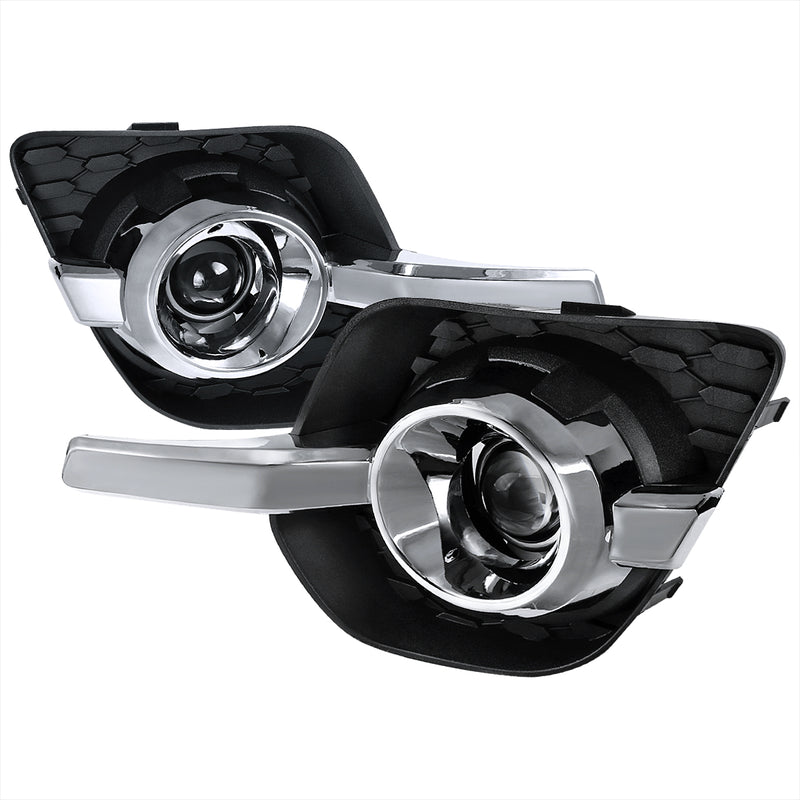 Spec-D 10-16 Chevrolet Equinox Lt Ltz Clear Projector Bumper Fog Lights Lamp+Switch LF-EQIX10COEM-HZ