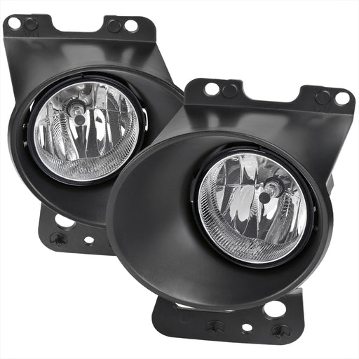 Spec-D 06-08 Ford F150 Fog Lights With Wiring Kit And Switch - Clear Lens LF-F15006COEM-HZ