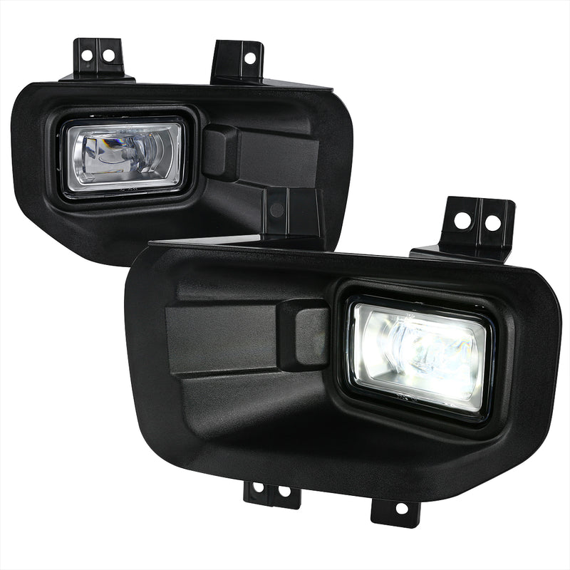 Spec-D 15-16 Ford  F150 Clear Fog Lights Without Wiring Kit LF-F15015CLED-DL