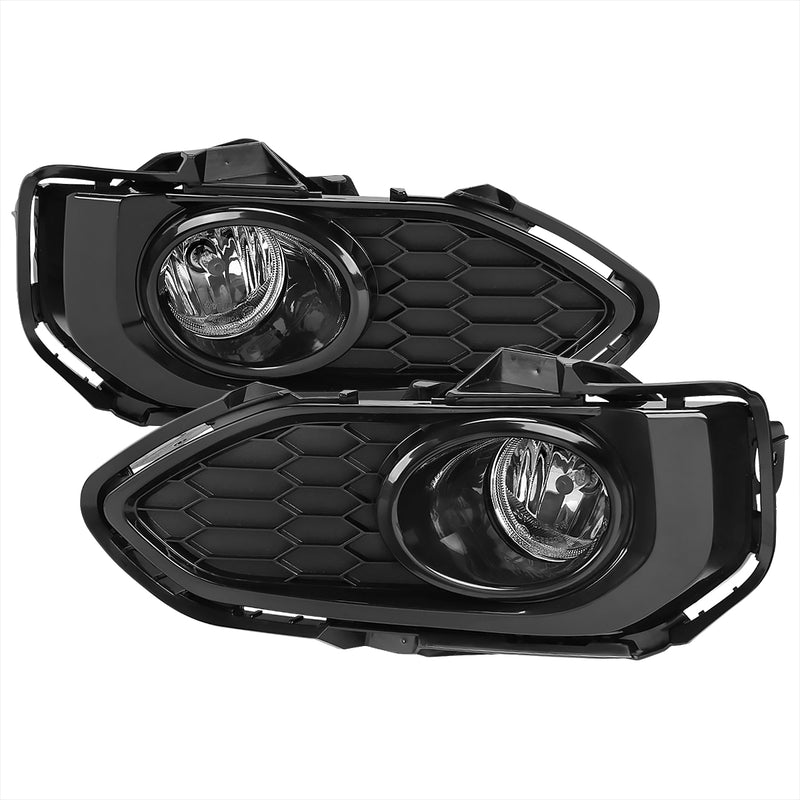Spec-D 18-20 Honda Fit Clear Lens Fog Lights With Bezels LF-FIT18COEM-DL