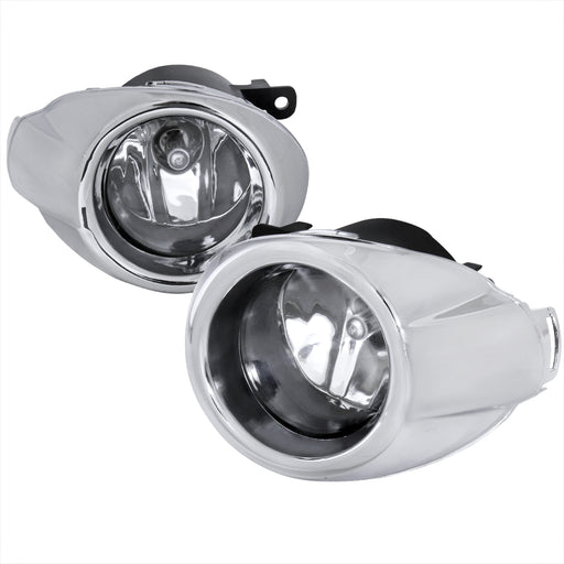 Spec-D 12-14 Ford Focus Oem Fog Lights Chrome With Wiring LF-FOC12COEM-HZ