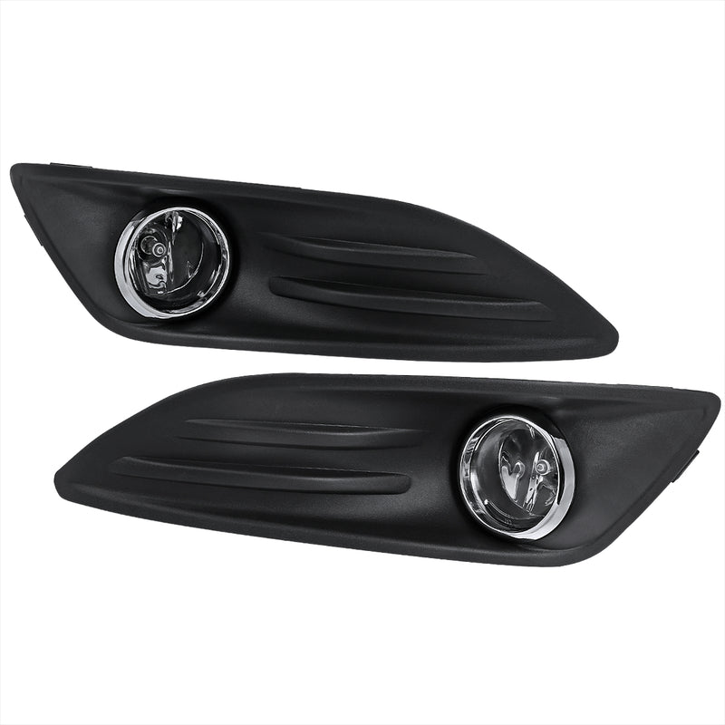 Spec-D 14-16 Ford Fiesta Clear Fog Lights With Wiring Kit LF-FST14COEM-HZ