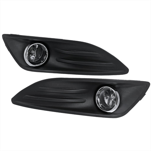 Spec-D 14-16 Ford Fiesta Clear Fog Lights With Wiring Kit LF-FST14COEM-HZ