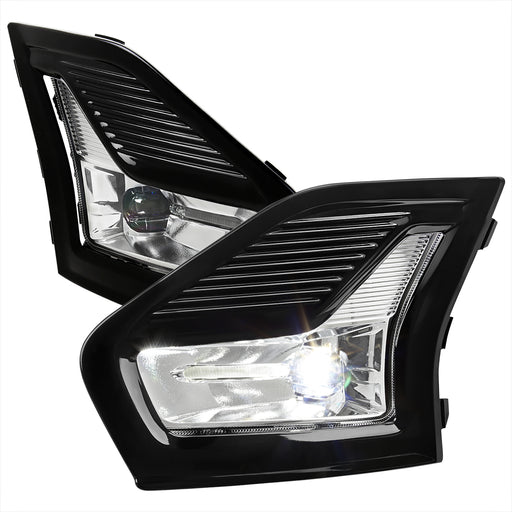 Spec-D 19-20 Ford Mondeo Fusion Sedan Led Fog Lights - Universal Wiring And Switch -Color Temperature 6500-7500K 900 Lumens LF-FUS19CLED-DL