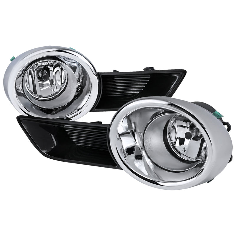 Spec-D 08-11 Toyota Highlander Clear Fog Lights With Wiring LF-HLDR08COEM-DL