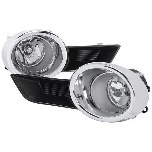 Spec-D 08-11 Toyota High Lander Fog Lights With Clear Lens LF-HLDR08COEM-HZ