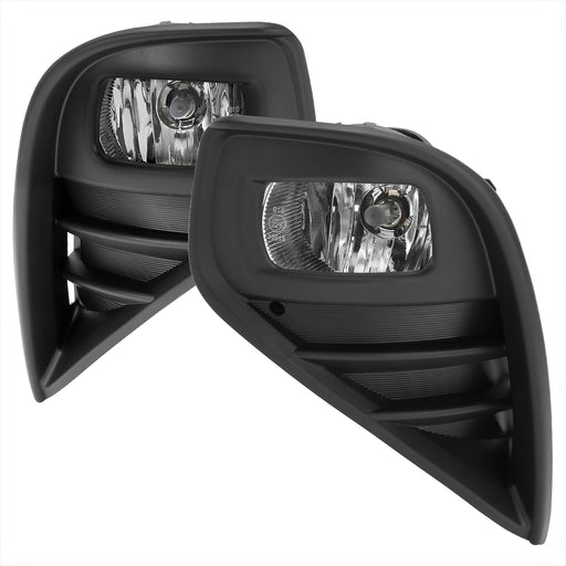 Spec-D 20-21 Toyota Highlander Fog Lights With Chrome Housing And Clear Lens - Uses Oe Wiring And Switch LF-HLDR20COEM-DL