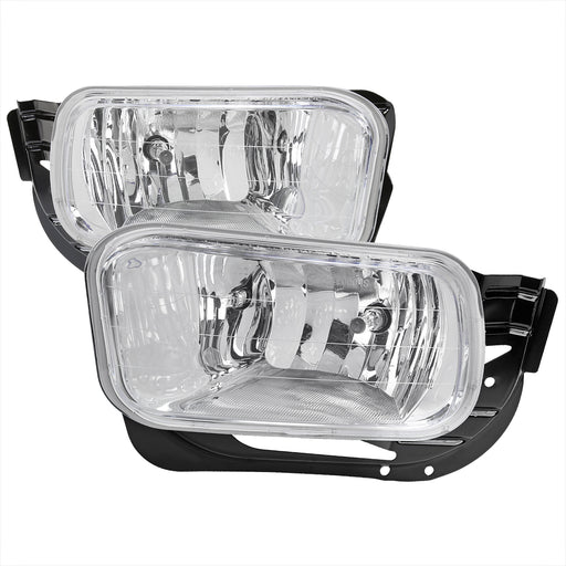 Spec-D 09-12 Dodge Ram 10-17 2500 3500 Fog Lights With Metal Bracket - Clear Lens LF-RAM0915COEM-V2-HZ