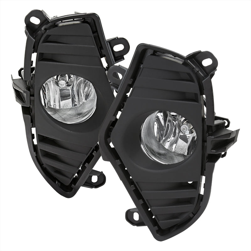 Spec-D 19-22 Toyota Rav4 Fog Lights Clear Lens With Bulbs, Switch And Wiring Kit - Not Compatible With Adventure And Trd Off Road Models LF-RAV419COEM-HZ